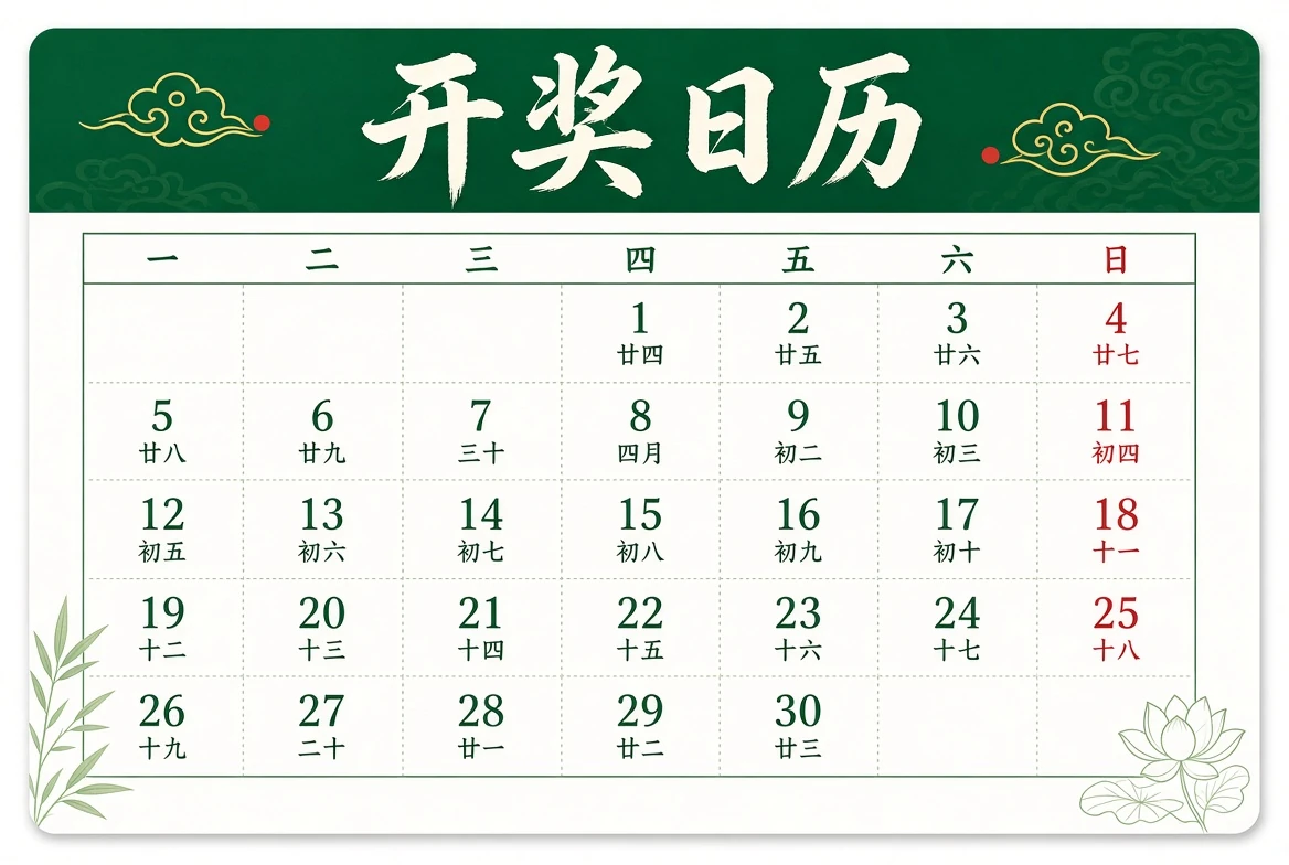 123开奖时间整理示意